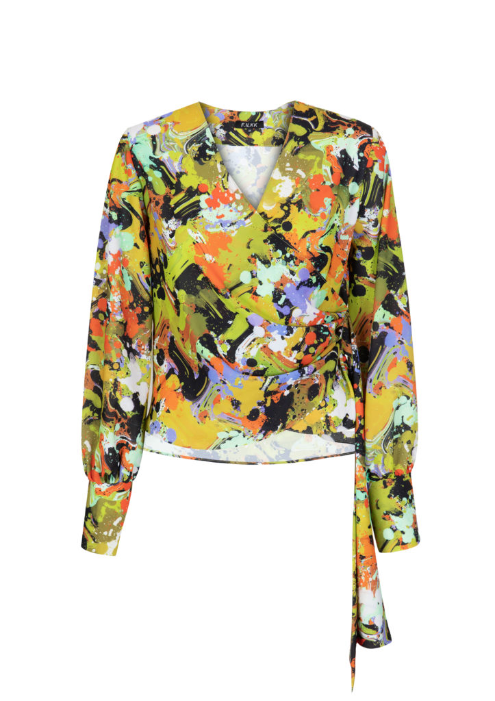 Green Printed Blouse F.ILKK