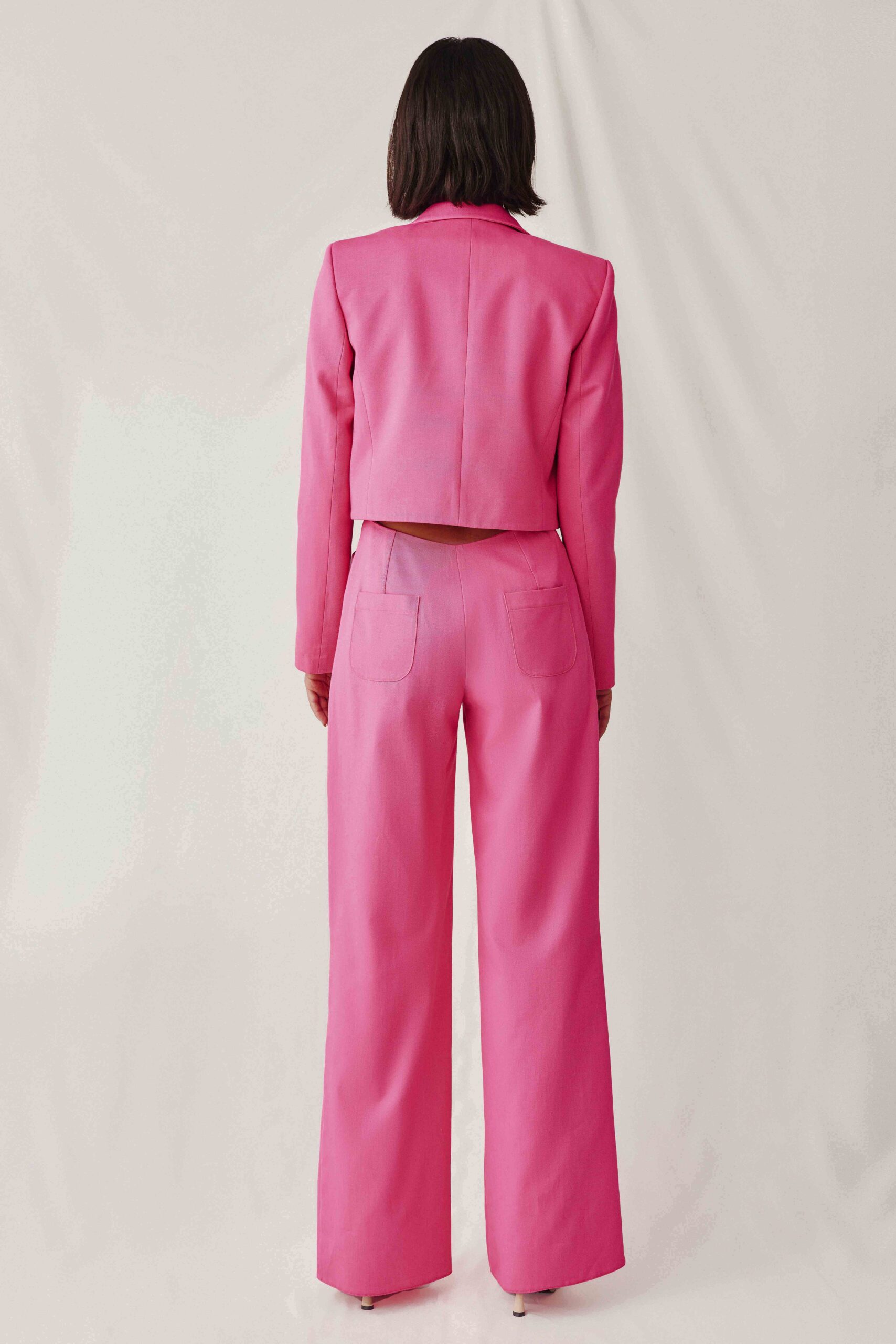 PINK CUTOUT PANTS - F.ILKK