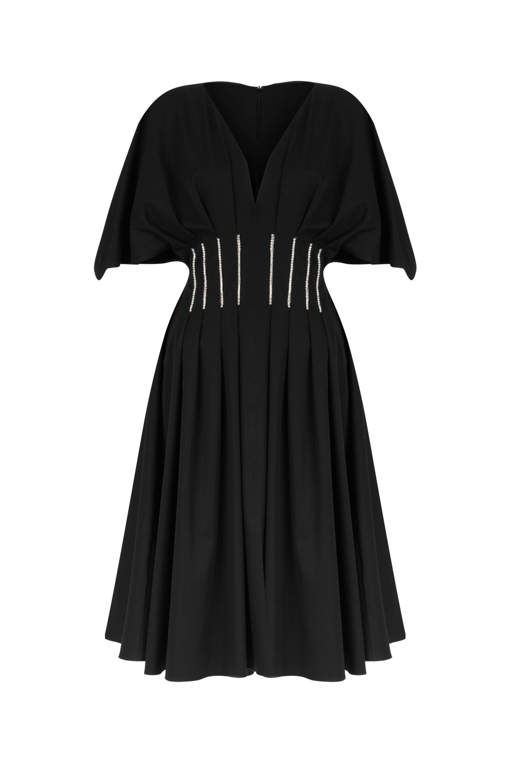 Black Rhinestone Dress - F.ILKK